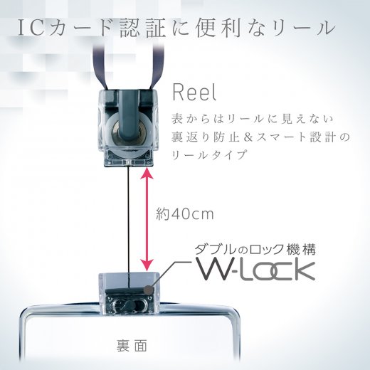 リールストラップカードホルダー ＩＣサイズ スペースエイジ